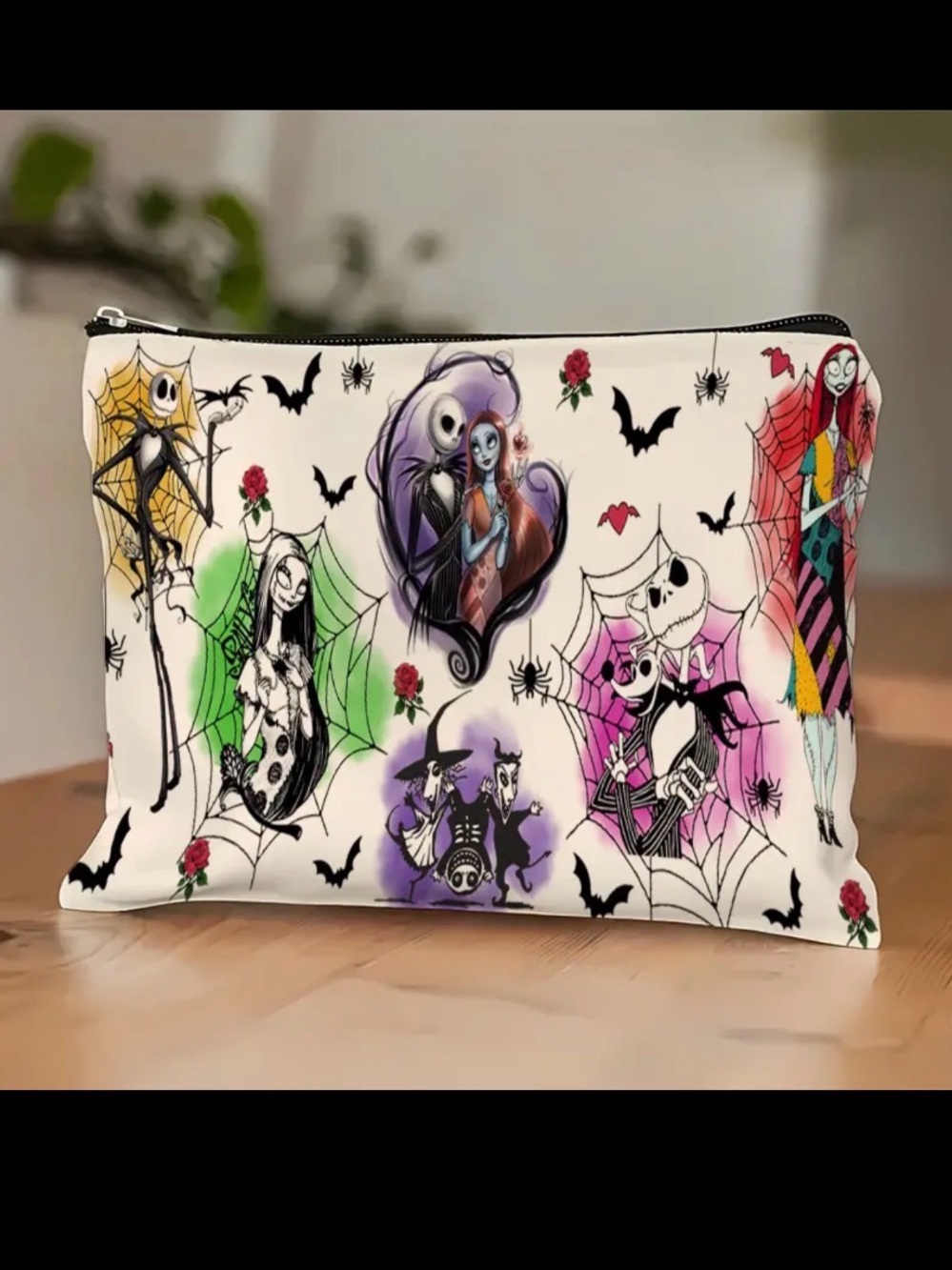 Nightmare Before Christmas Makeup Bag